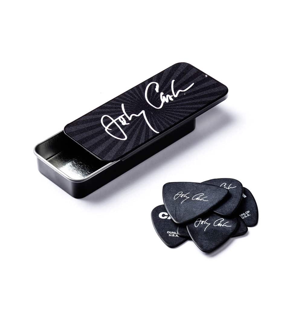 buy dunlop jcpt03m johnny cash signature pick tin