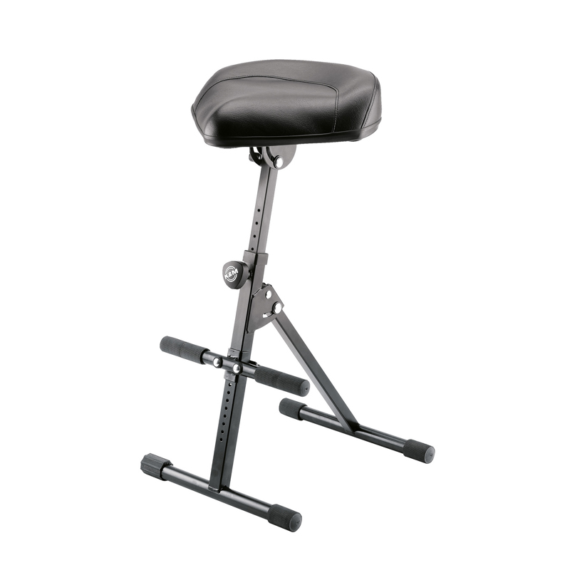 buy k&m black imitation leather stool