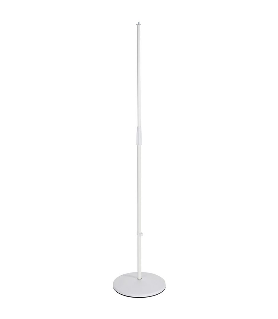 buy k&m 26010 500 76 round base mic stand white