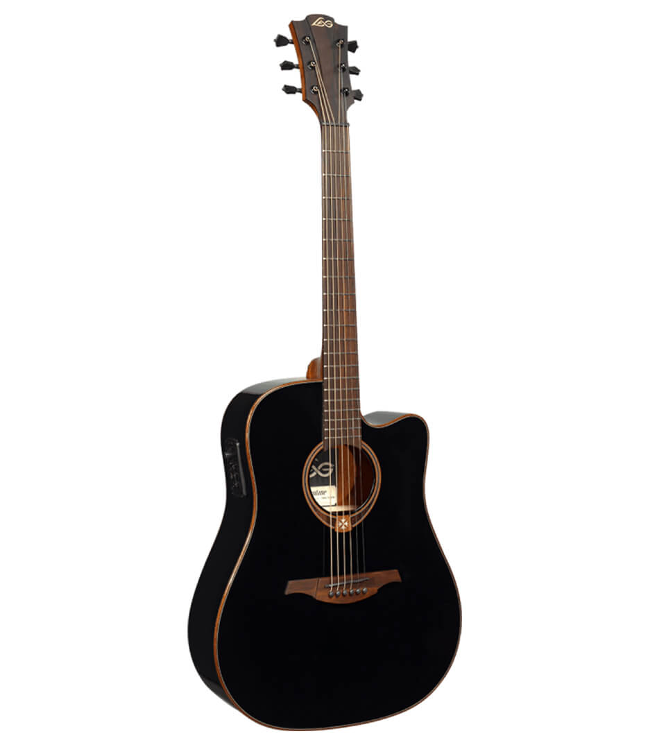 buy lagguitars t118dce blk