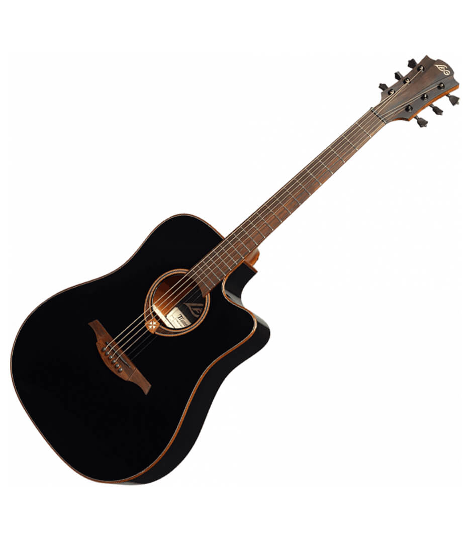LAG Guitars - T118DCE-BLK - Melody House Musical Instruments
