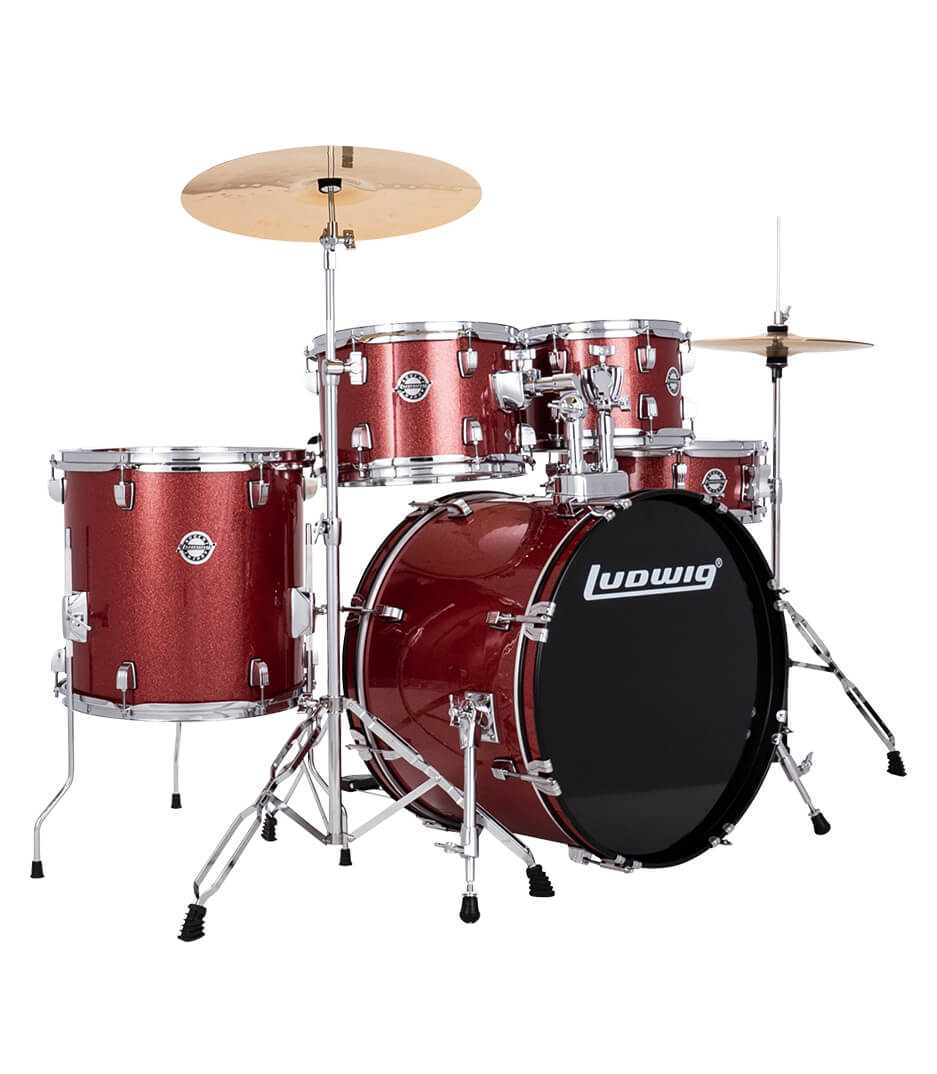 Ludwig - ACCENT DRIVE 5PC RED SPARKLE