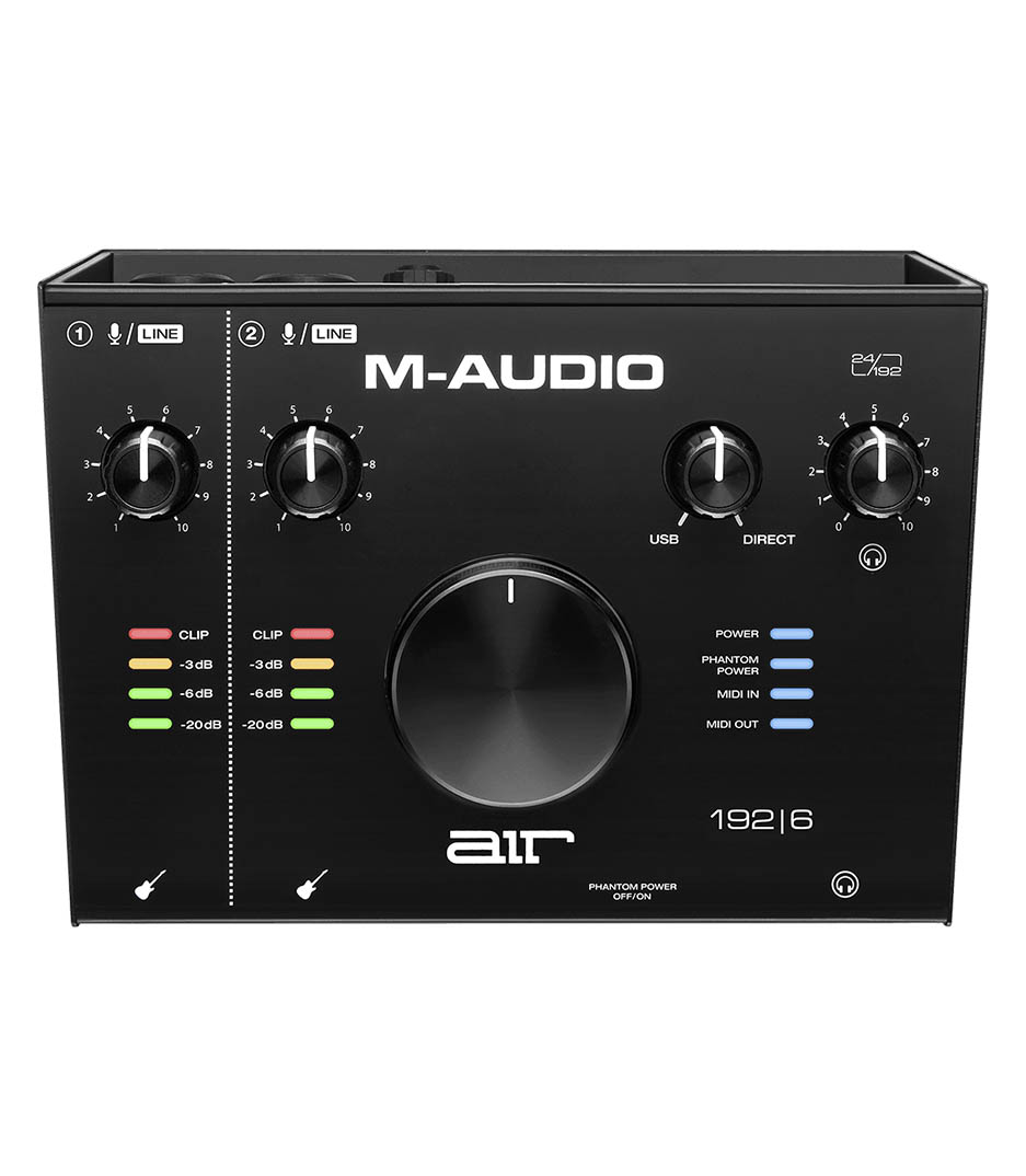 M-Audio - AIR192X6 AIR 192 6 2 In 2 Out USB Audio MIDI IO w