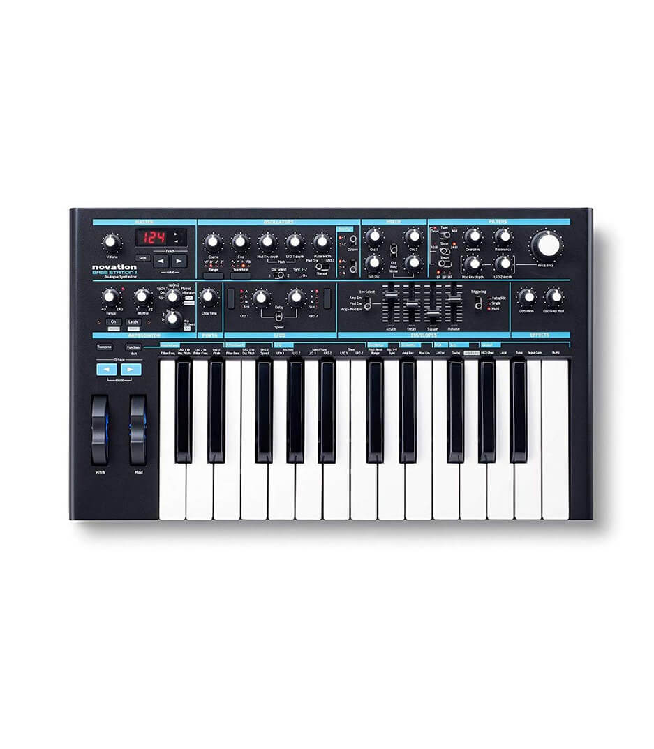 buy novation bass station ii the classic 25 key analogue monosy