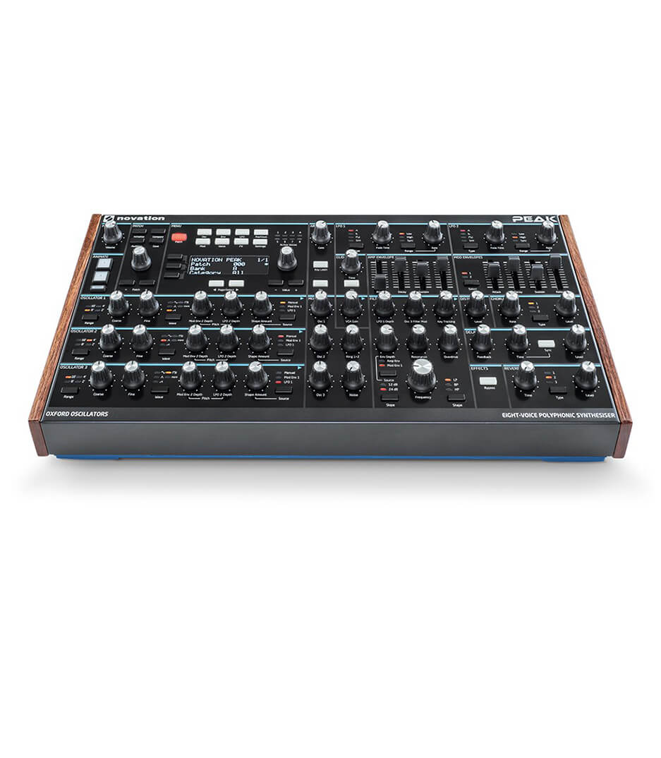 buy novation peak 8 voice hybrid analogue digital polyphonic sy