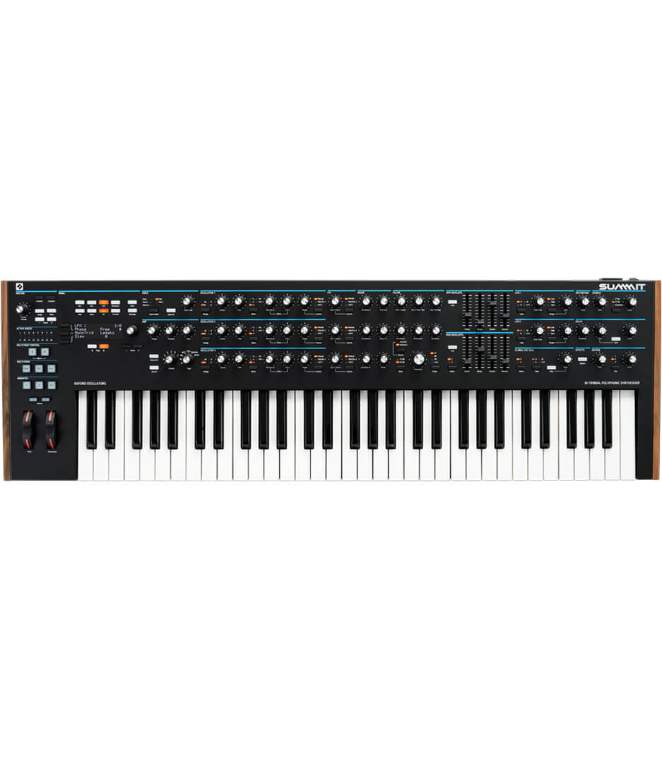 buy novation summit 61 key two part 16 voice hybrid analogue di