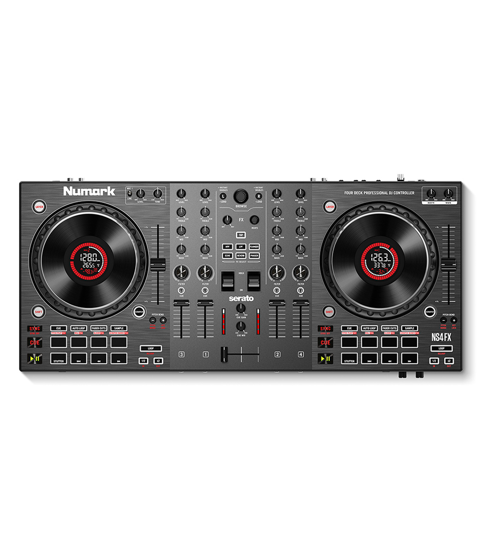 buy numark ns4fx four deck professional dj controller