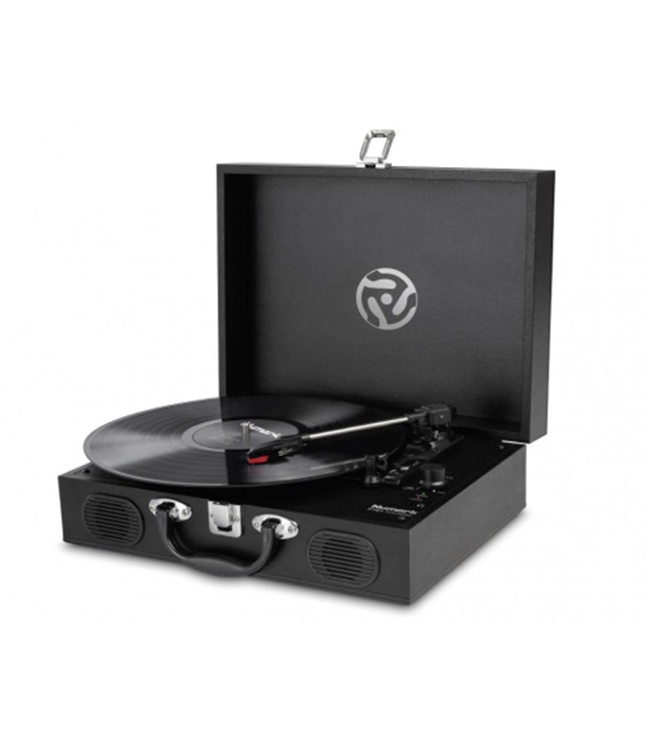 buy numark pt01touring classically styled suitcase turntable