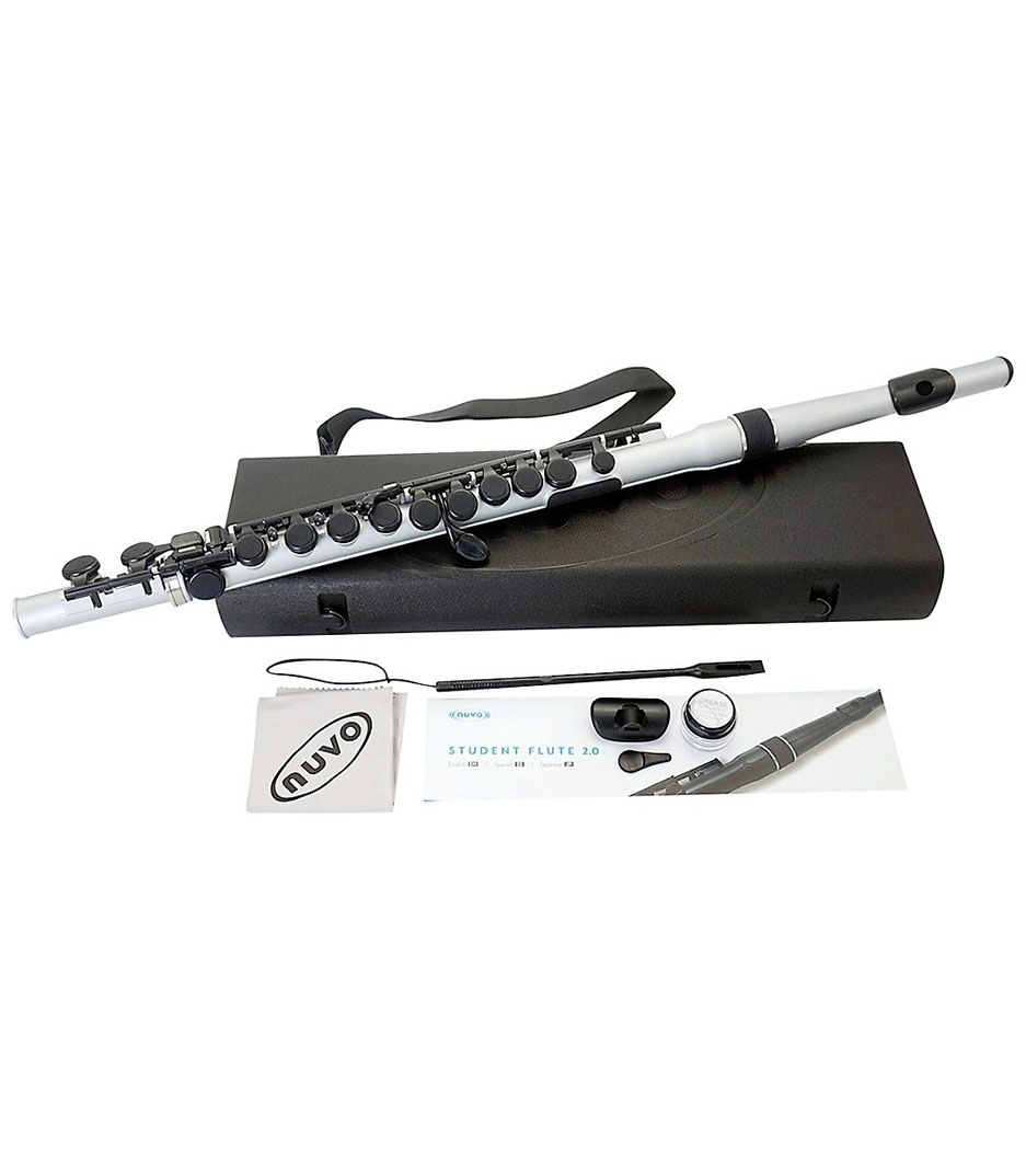 Nuvo - N235SFSB Student Flute Silver Black