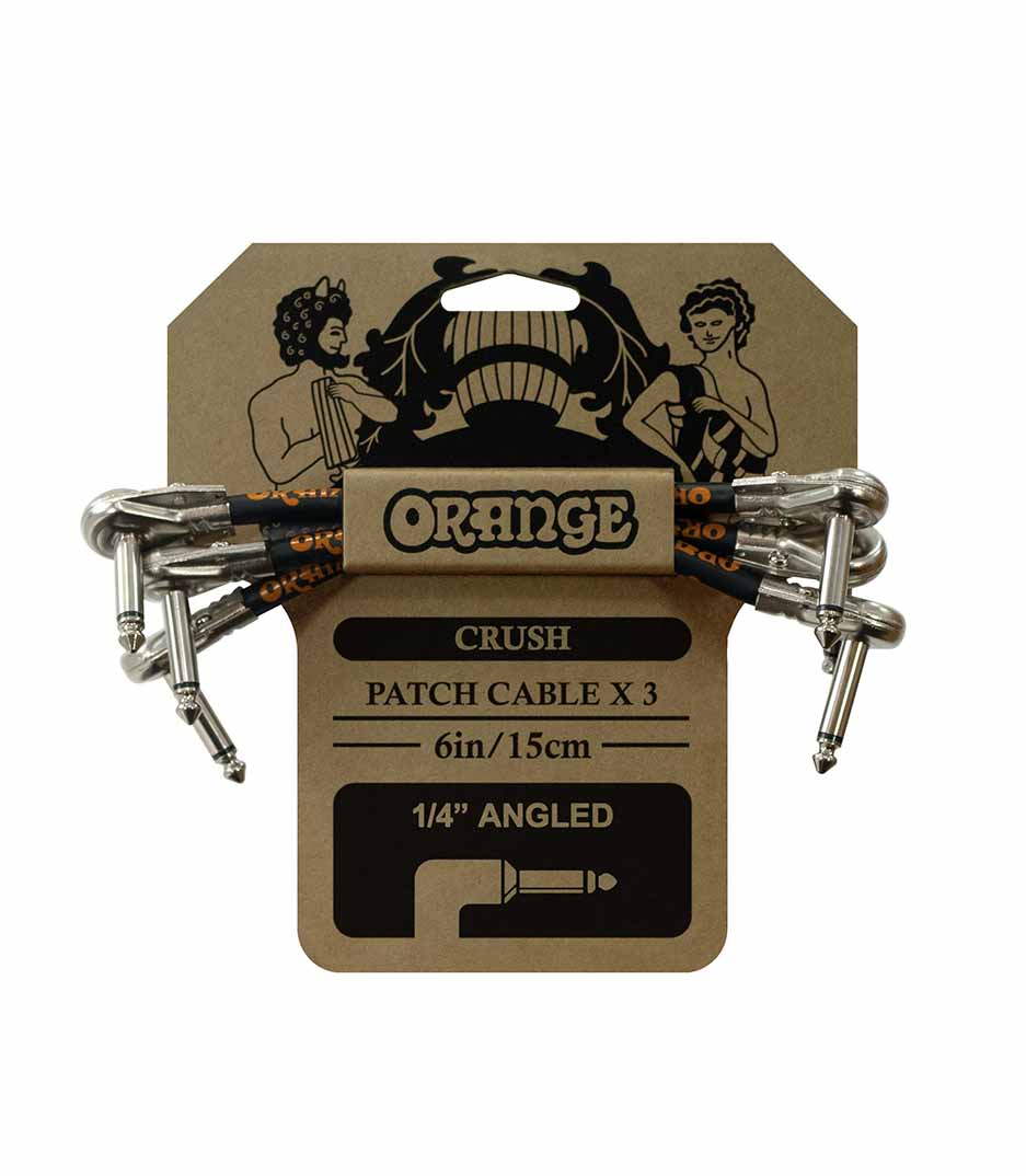 Orange - Crush 6 Patch Cable 3 pack