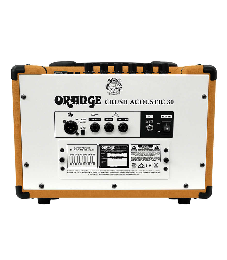 CRUSH ACOUSTIC 30 Twin Channel 30w 1 x 10 Acousti - CRUSH-ACOUSTIC-30 - Melody House Dubai, UAE