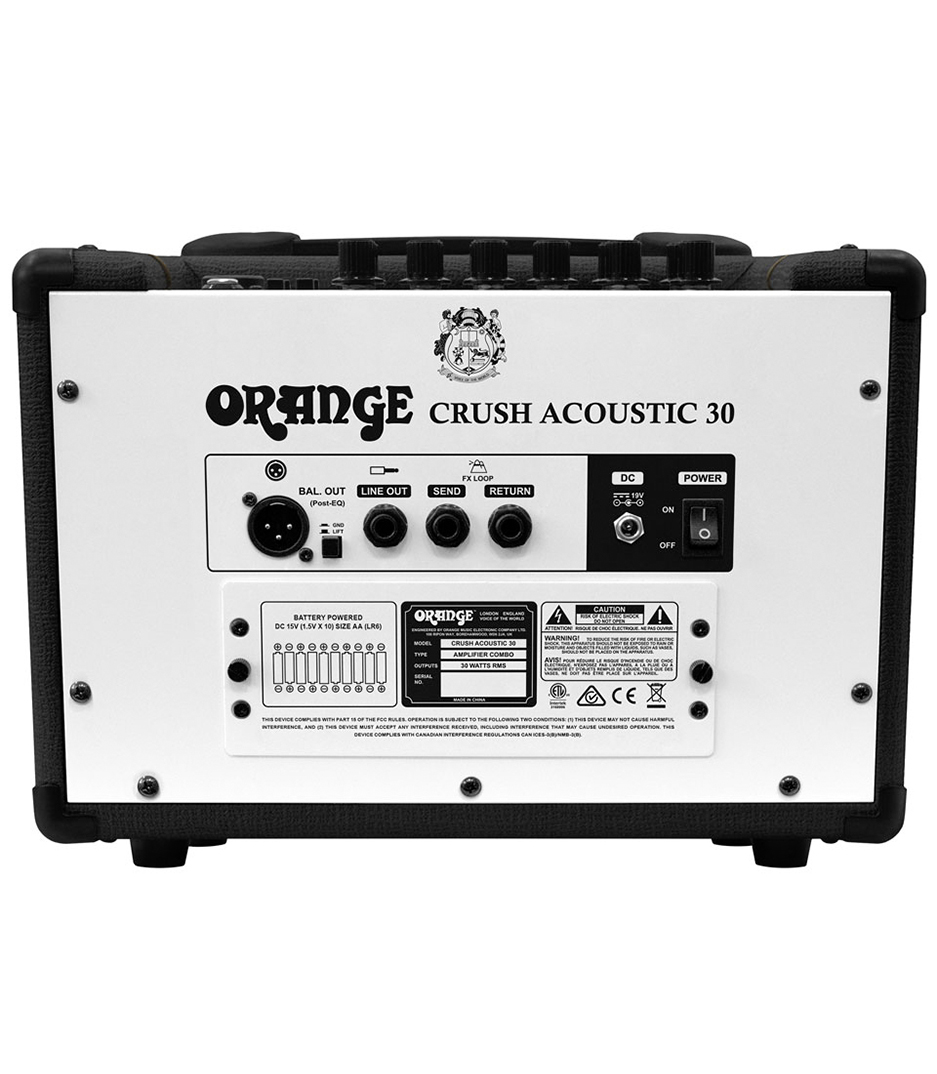 Buy Online CRUSH-ACOUSTIC-30-BK - Orange 