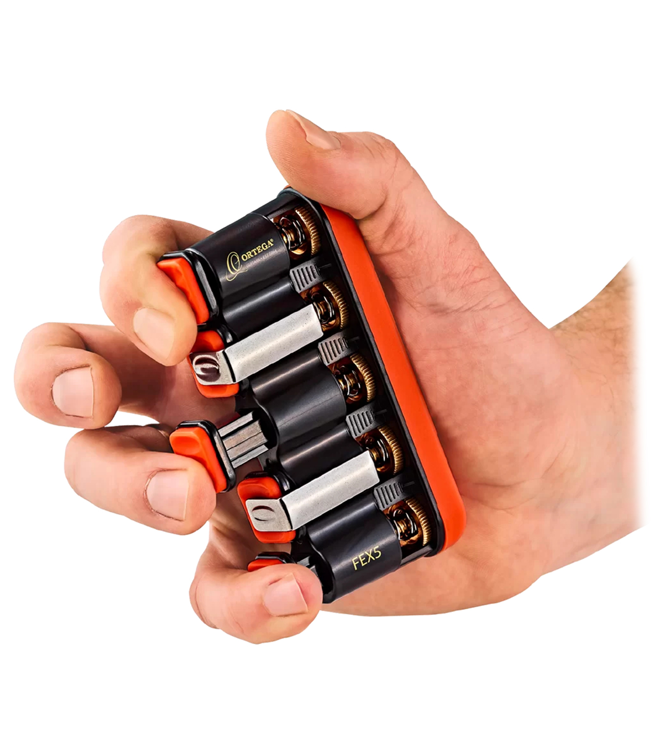 FEX5 Finger Trainer Adjustable 5 Pistons Orange Bl - FEX5 - Melody House Dubai, UAE