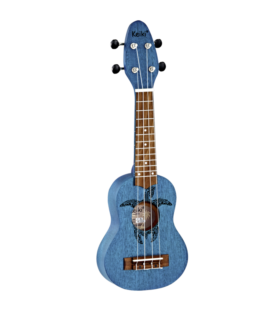 Ortega - K1 BL Keiki Soprano Ukulele Satin Ocean Blue Finis