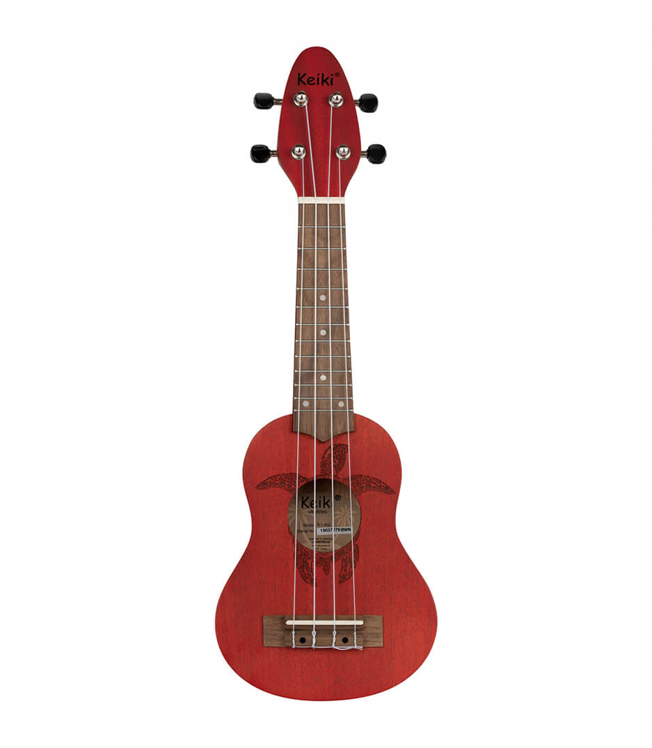 buy ortega k1 rd keiki soprano ukulele satin red finish