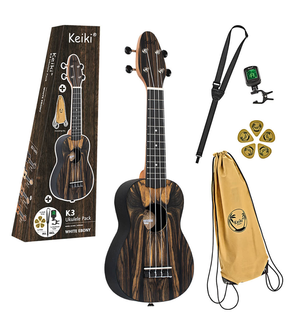 Ortega - K3 WEB Keiki Designer Series Soprano Ukulele Whit