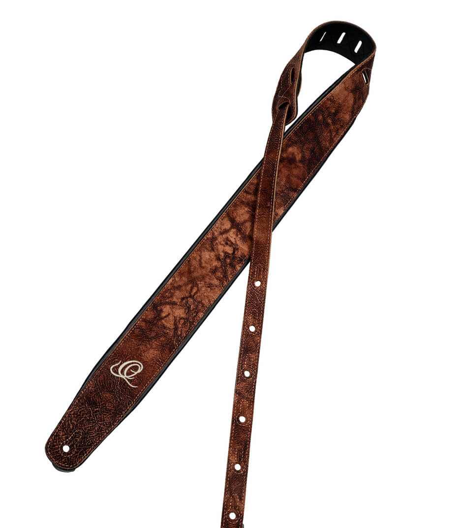 OSCL 2 Guitar Leather Strap Classic Series Chestnu - OSCL-2 - Melody House Dubai, UAE