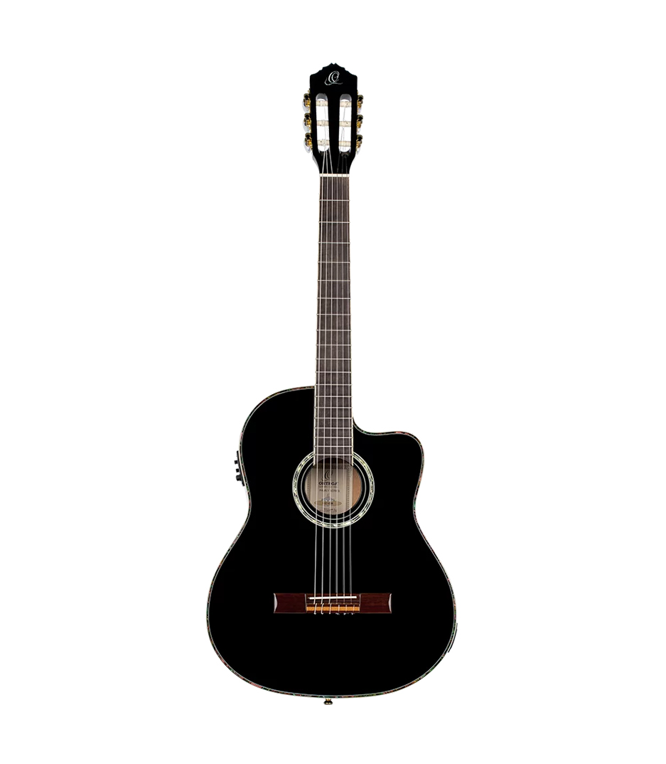 buy ortega rce145bk rce125 family series classic guitar with
