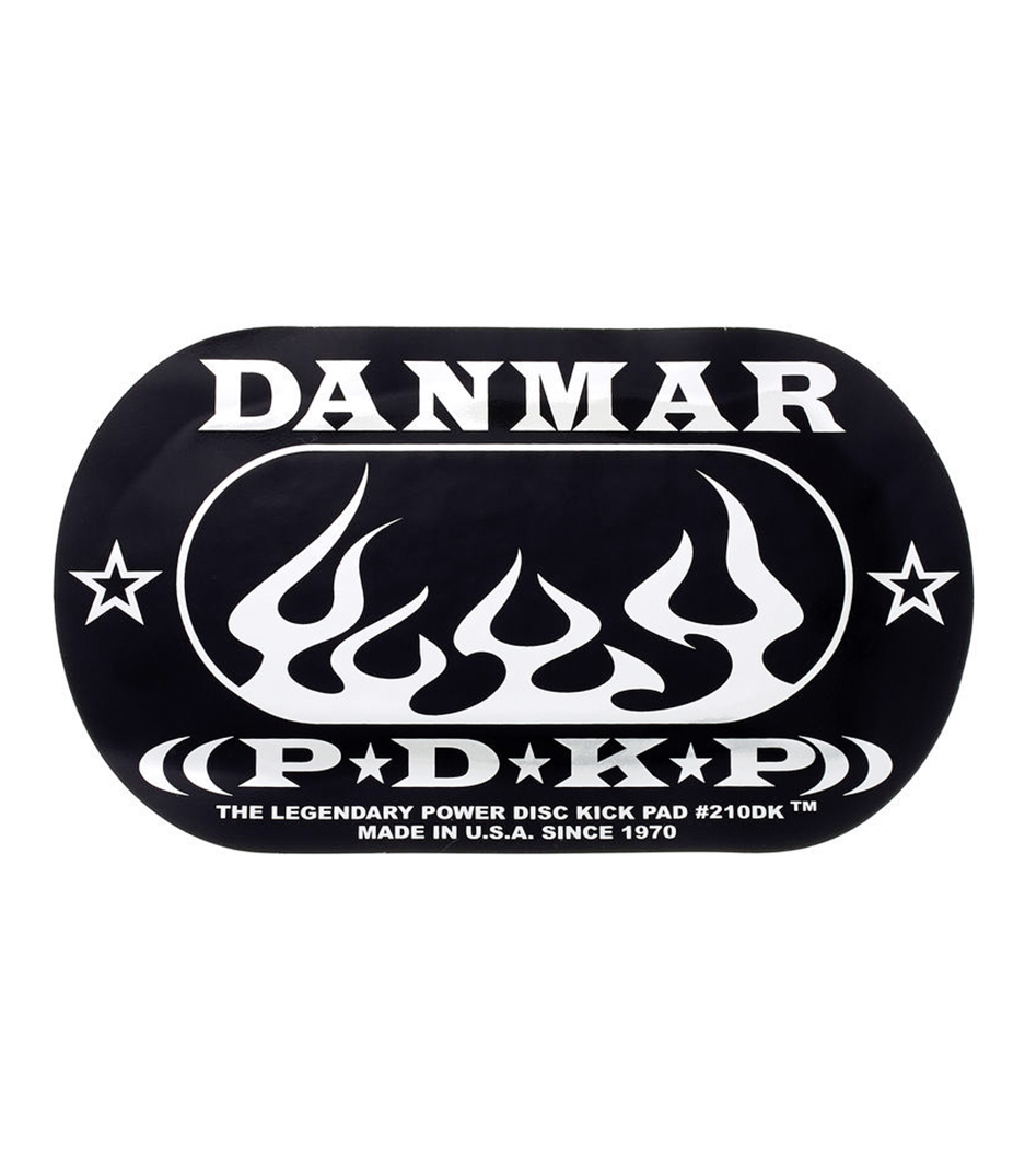 DANMAR - DOUBLE KICK BASS DRUM IMPACT PAD Flame