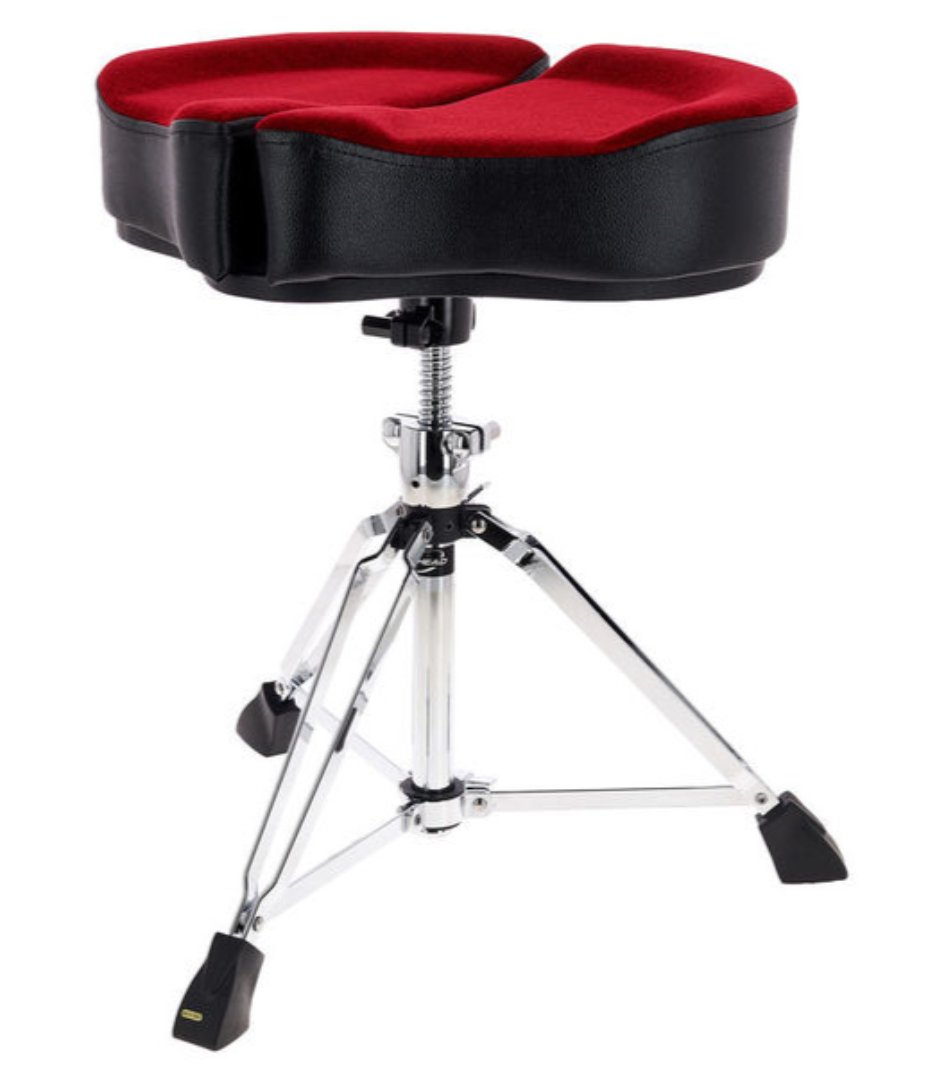 SPG R3 18 Spinal G Saddle Red Cloth Top Black Sid - SPG-R3 - Melody House Dubai, UAE