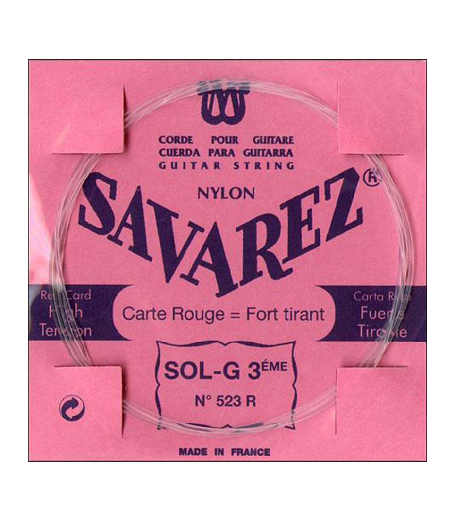 buy savarez sol g 3 nylon high tension single 3rd g guitar str