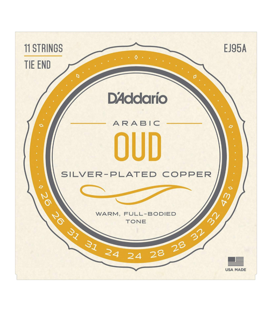 buy d'addario set arabic oud silver on nylon