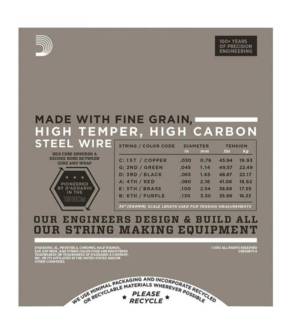D'Addario - ENR71-6 - Melody House Musical Instruments
