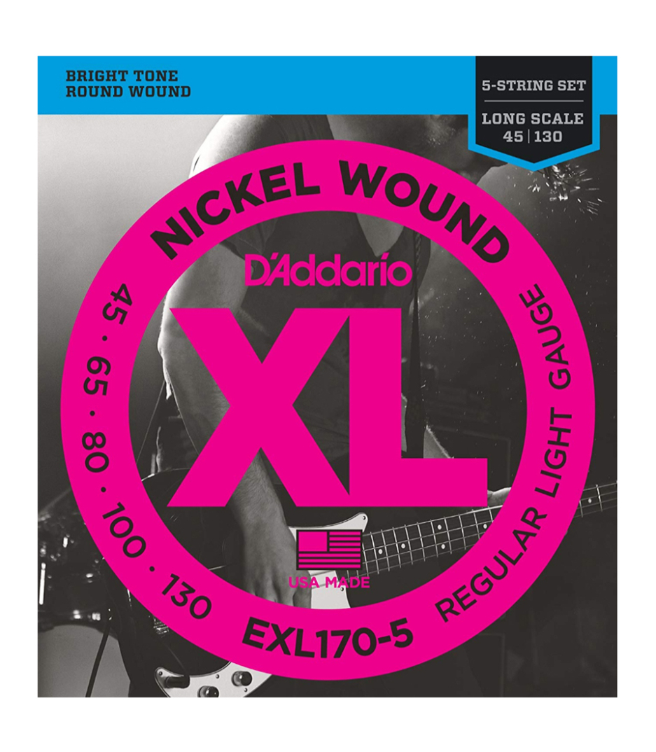 buy d'addario exl170 5set bass xl 45 130 long 5str