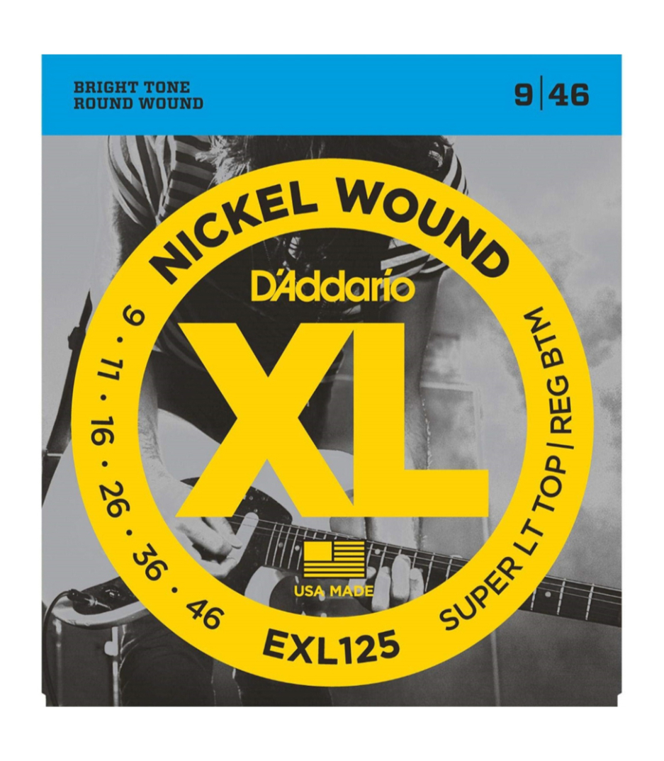 D'Addario - EXL125 SET ELEC GTR XL SUP LITE REG