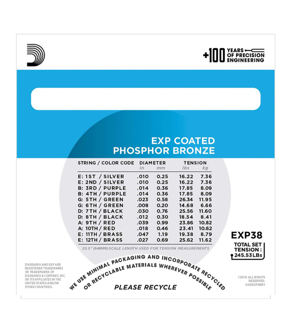 D'Addario - EXP38 - Melody House Musical Instruments