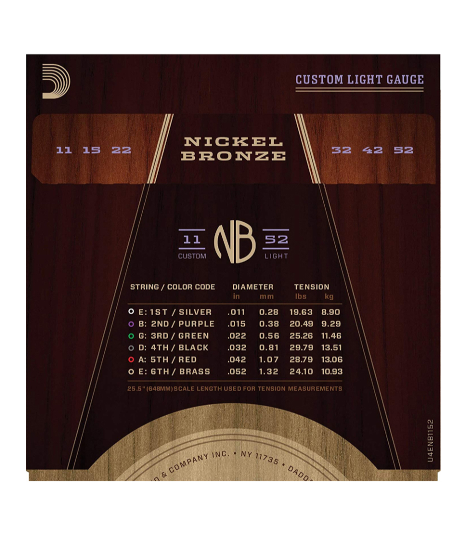 D'Addario - NB1152 - Melody House Musical Instruments