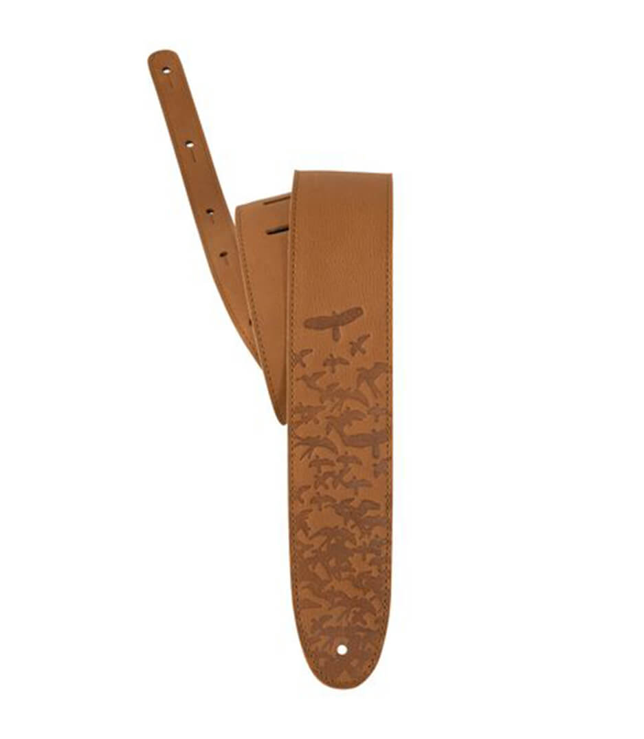 PRS - 111976 042 2 5 Leather Bird Swarm Strap Tan Color