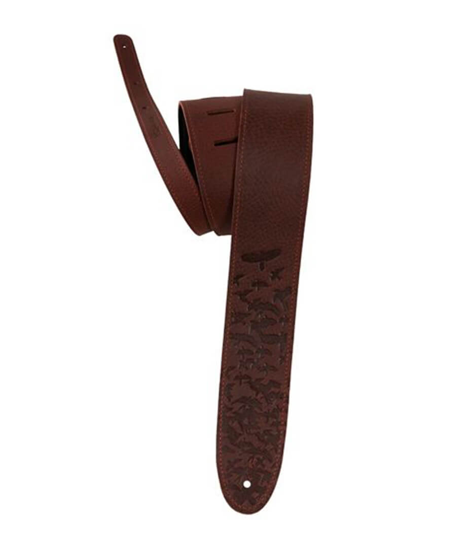 PRS - 111976 043 2 5 Leather Bird Swarm Strap Rust Colo