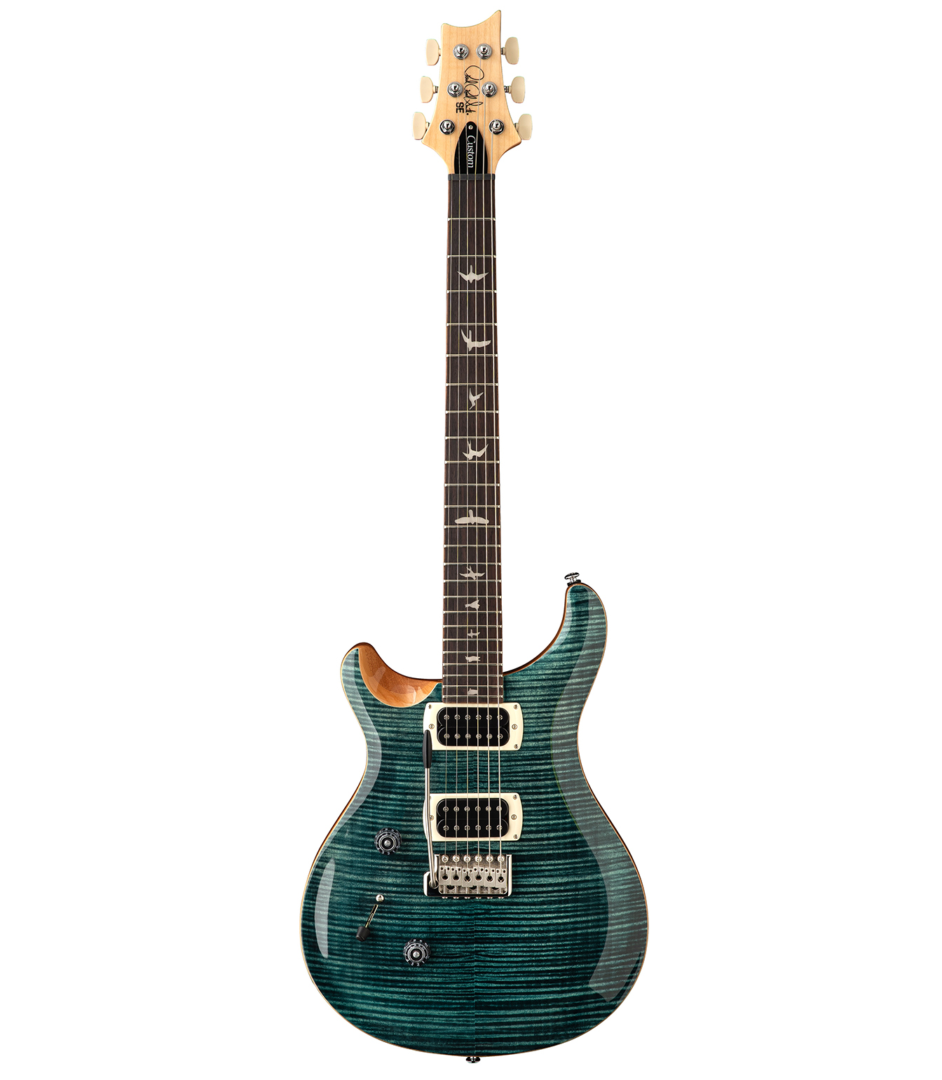 CL4FXRXN1SB SE Custom 24 Lefty Slate Blue Natural - CL4FXRXN1SB - Melody House Dubai, UAE