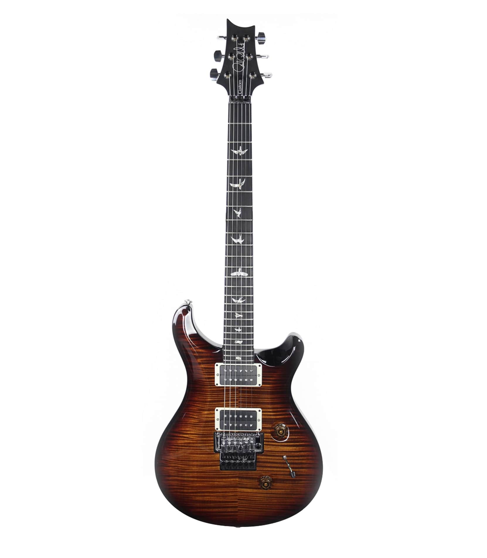 buy prs custom 24 floyd black gold wrap burst finish