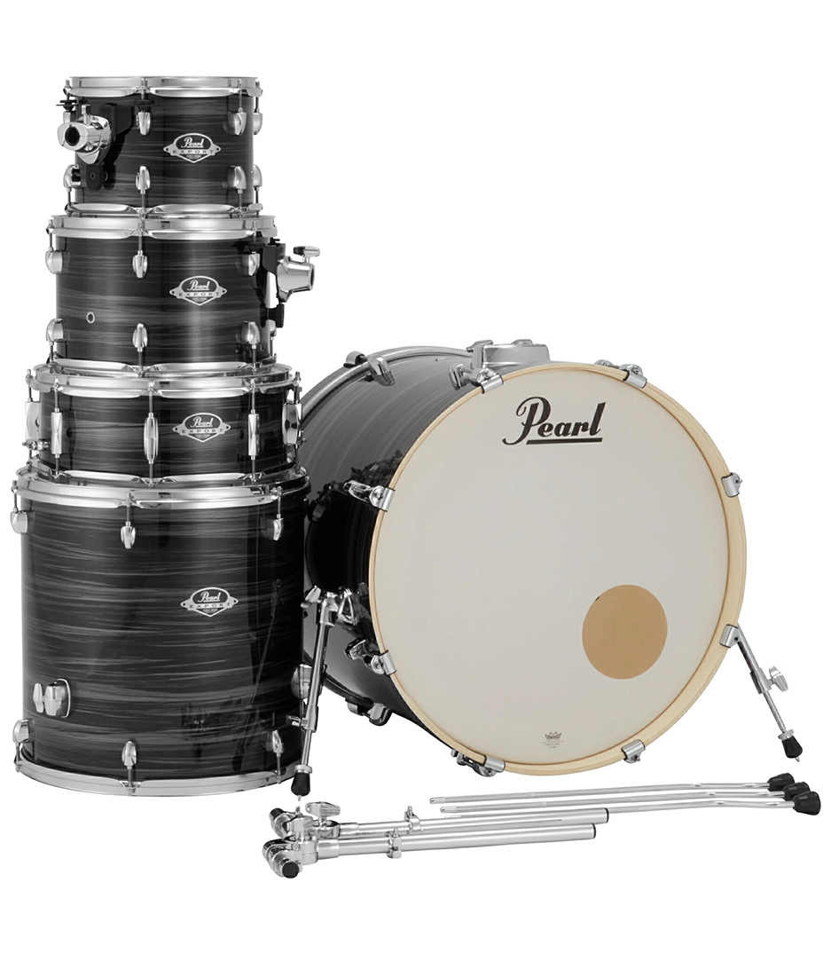 Buy EXX725SPN C 778 Pearl Export Standard 5 pcs Drums Set 22X18 B 10X07 T 12X08 T 16X16 F 14X55 S Graphite Silver Twist Finish Hardware Cymbals Not Included Online Best Price Melody House Dubai