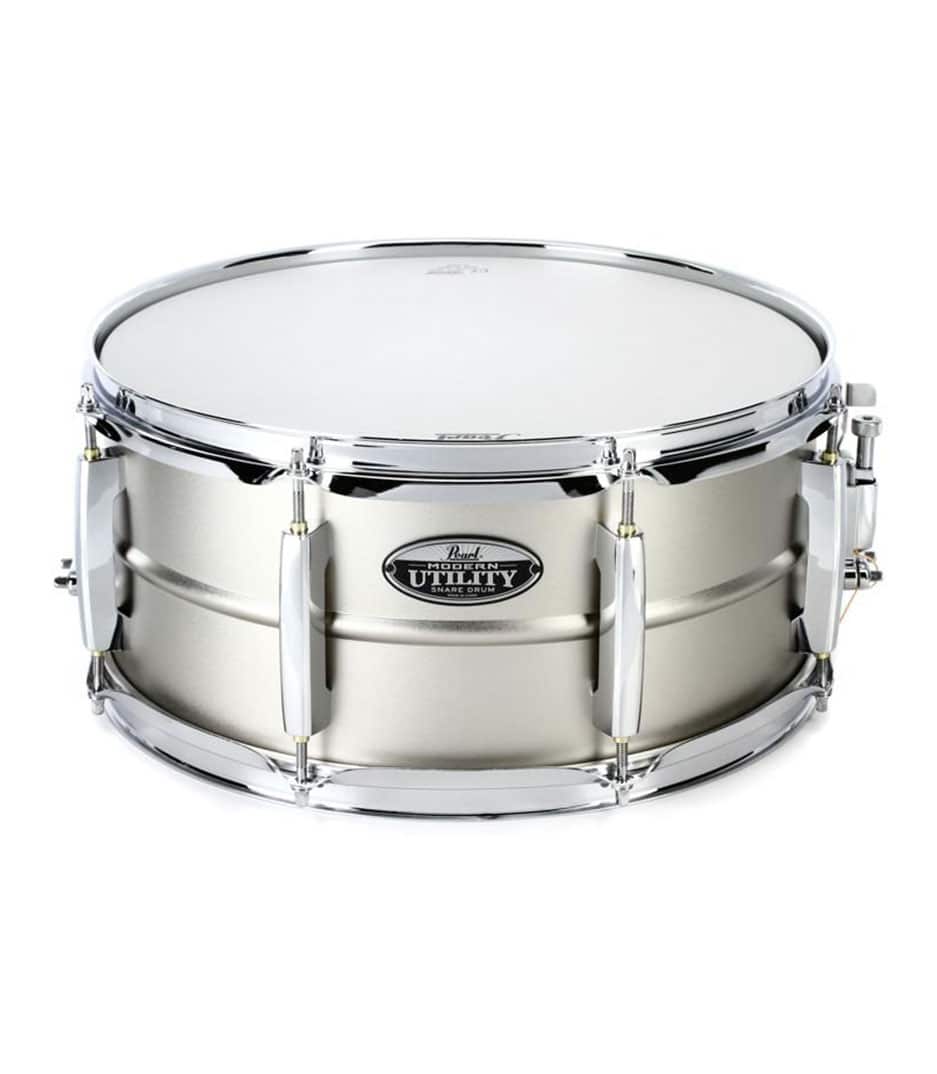 buy pearl 14 x 6.5 modern utility steel snare drum