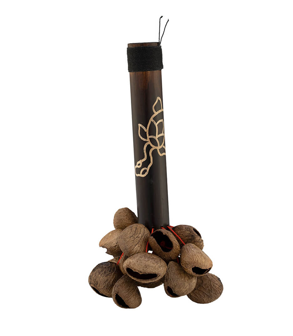 buy pearl pbpgbh12 pangi nut shaker with bamboo handle