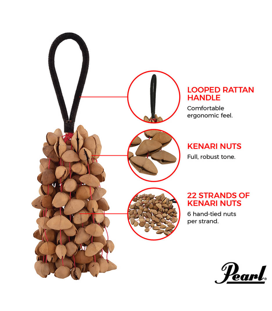 PBSHKENL 7inch Kenari Nut Shaker - PBSHKENL - Melody House Dubai, UAE