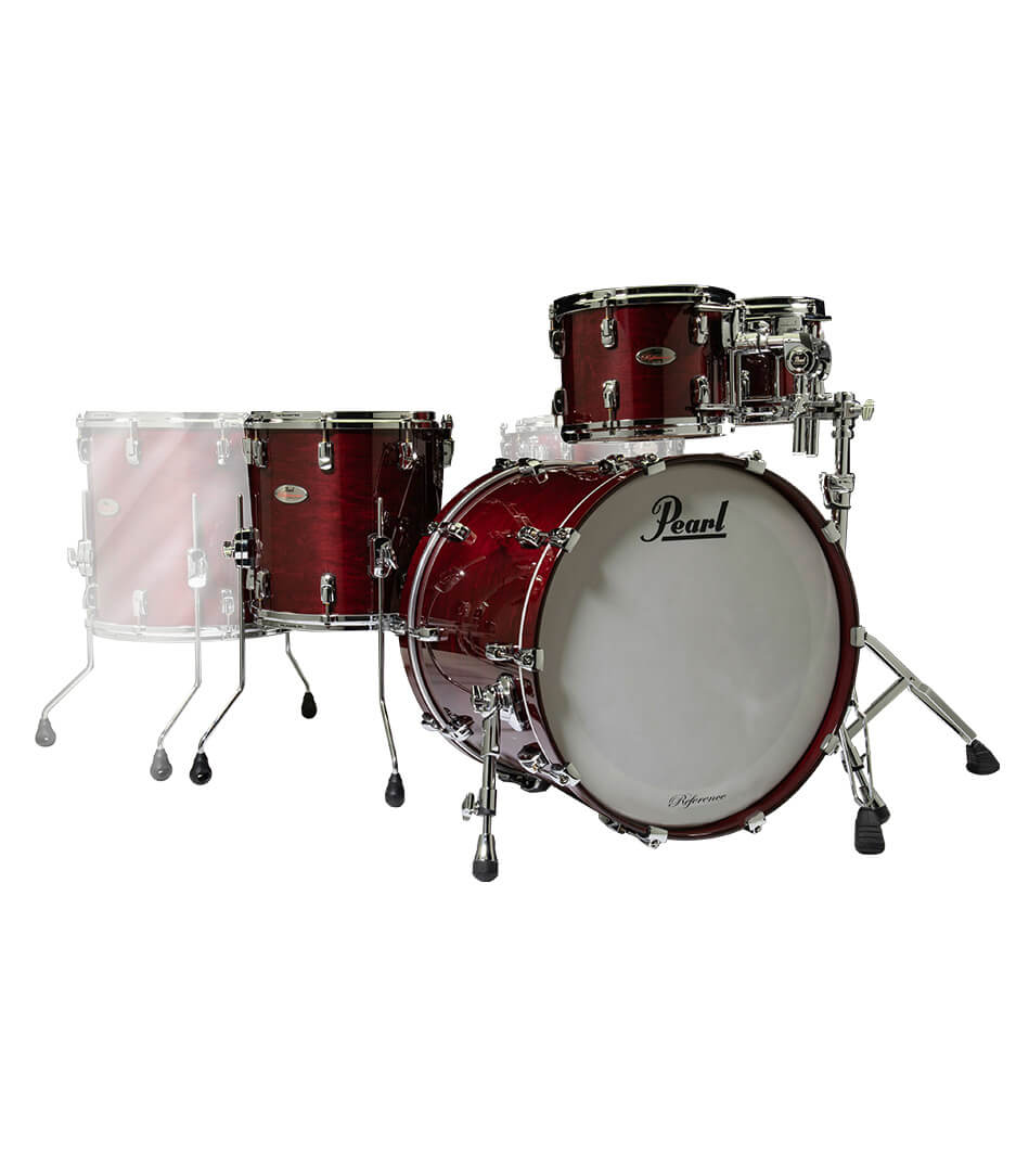 buy pearl reference fusion 4pc wine red finish
