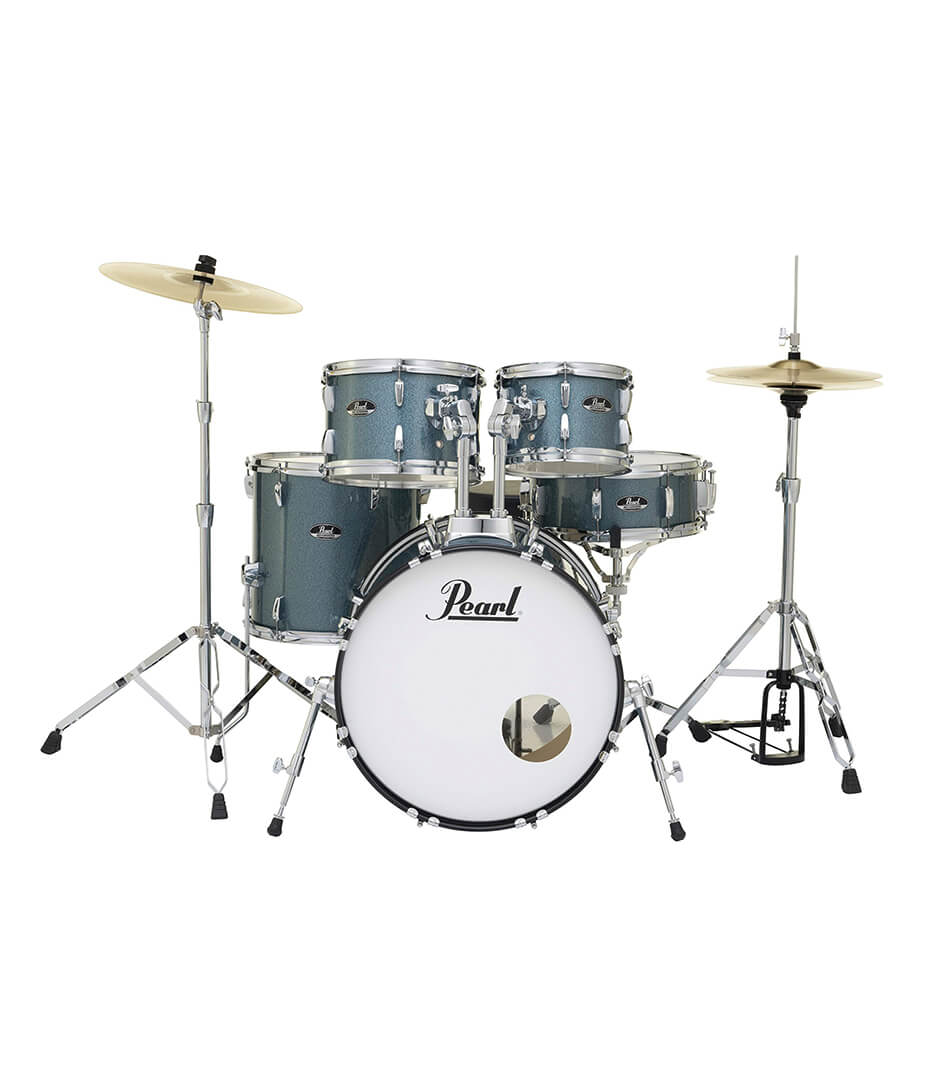buy pearl road show 5pc kit w hardware cymbals aqua blue