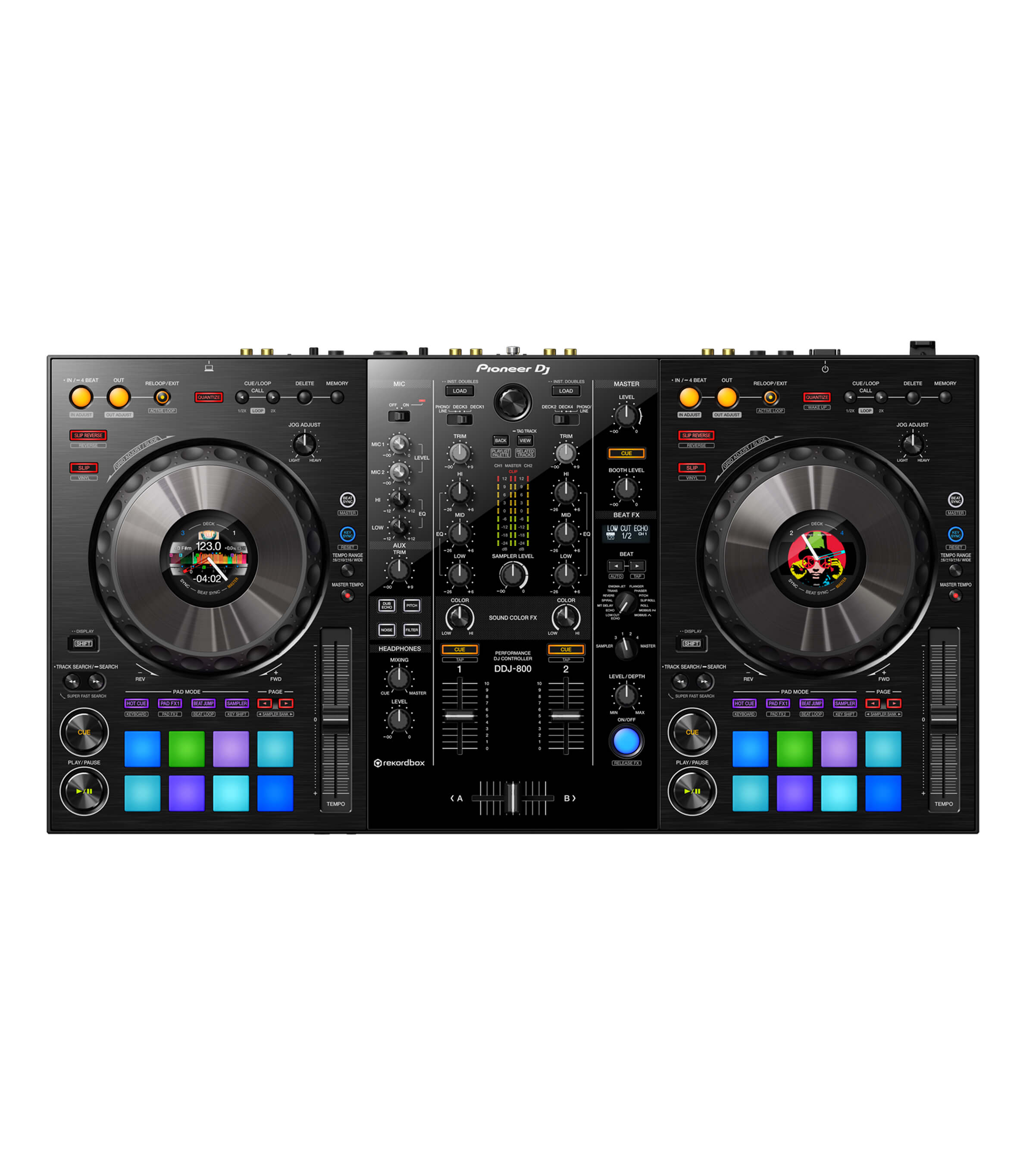 buy pioneer ddj 800 ddj 800 2 channel performance dj controlle