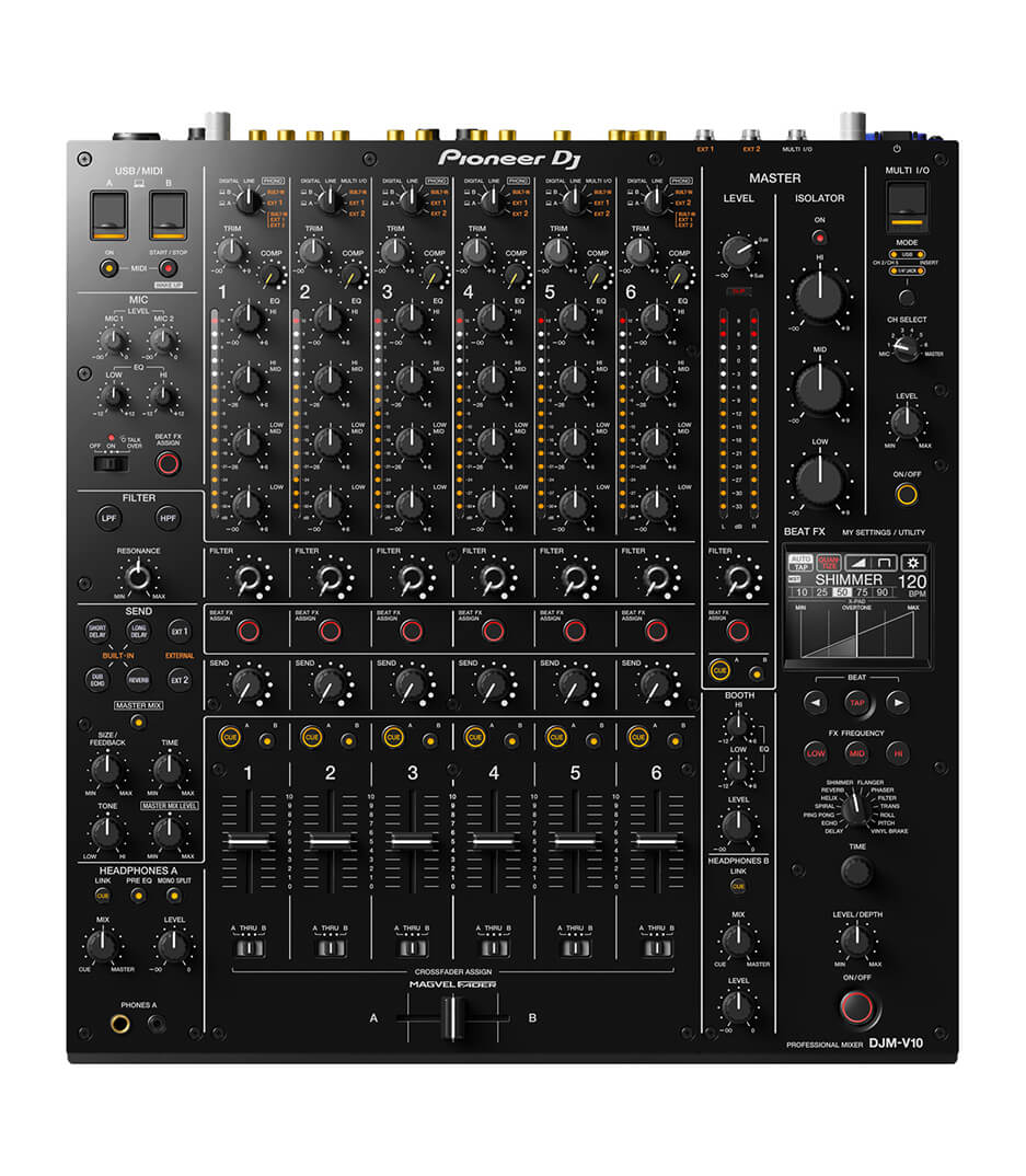 buy pioneer djm v10 6 channel dj mixer