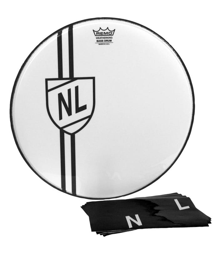 buy remo bass graphic standard 18 diameter fiesta blu