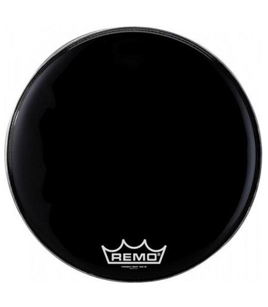 buy remo bass emperor black suede 18 diameter mp