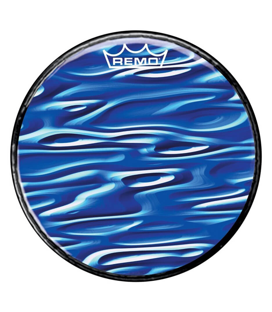 buy remo bass graphic standard 18 diameter fiesta blu