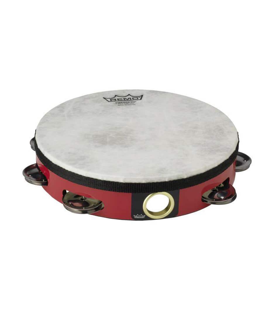 buy remo tambourine pre tuned 8 diameter 8 pairs red