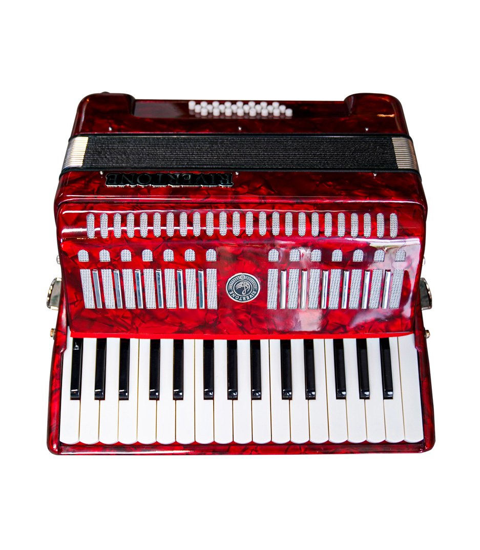 buy rivertone 24b rd 24 bass accordion small  red color