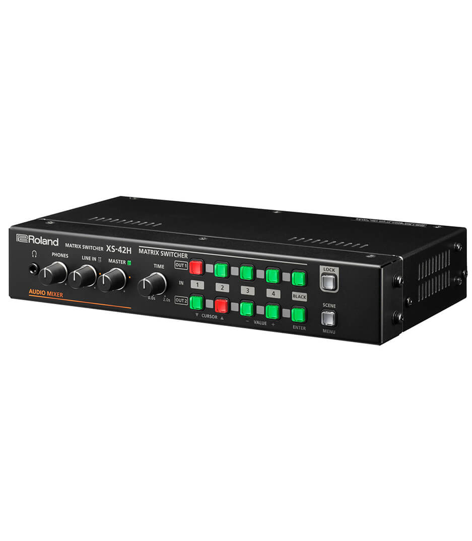buy rolandvideo xs 42h matrix switcher 4 in 2 out with lan contro