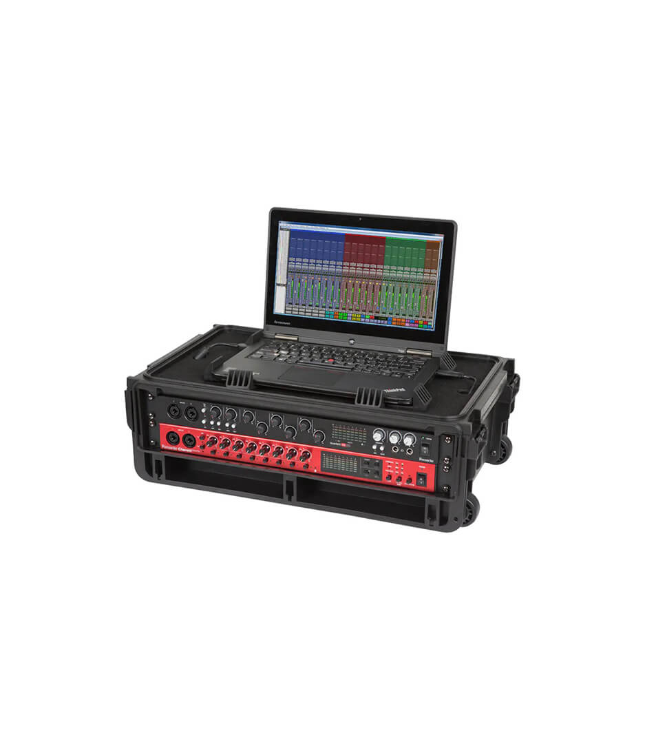 1SKB ISF2U Injection Mold Laptop 2U Rack with whee - 1SKB-ISF2U - Melody House Dubai, UAE